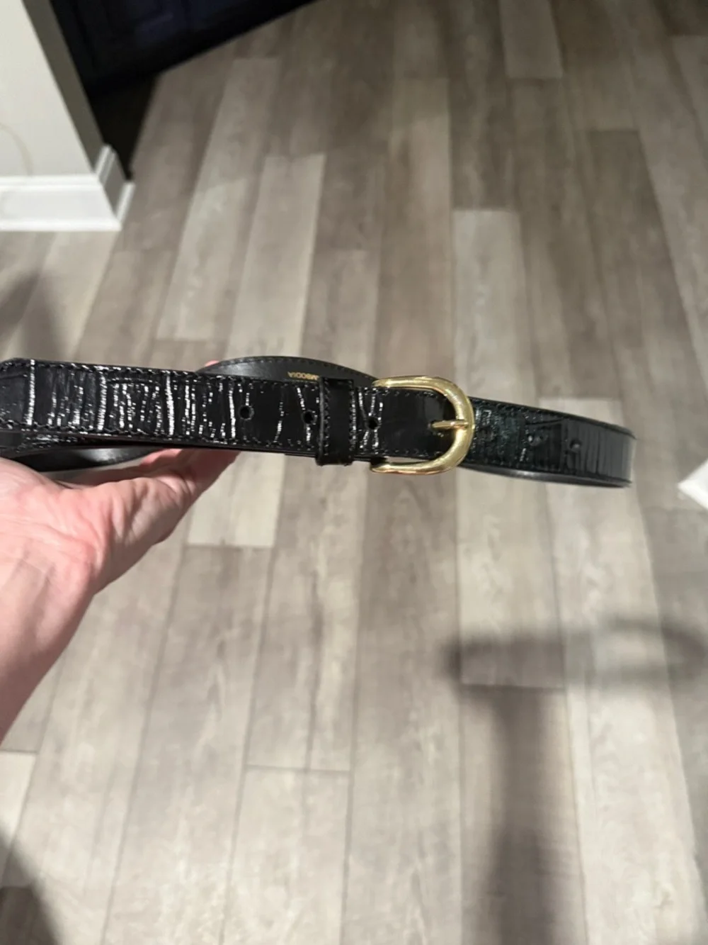 J. Crew Women’s Black Leather belt - Picture 4 of 4